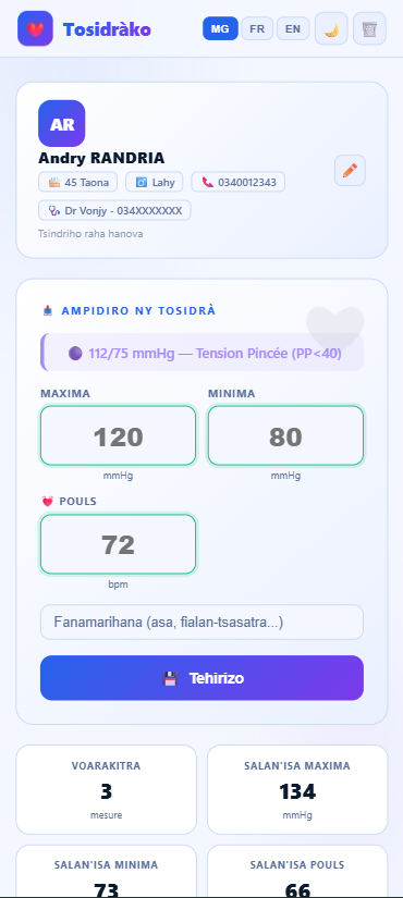 Ny Fahasalamako – Interface calcul IMC